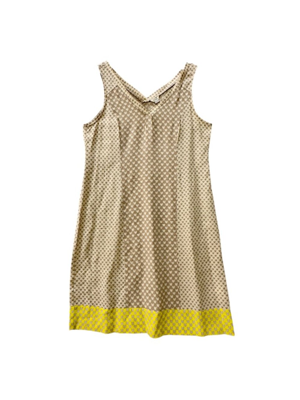 Fossil Sleeveless Slip Dress Women's Size Small Silk Summer Shift Cream Tan - Picture 2 of 8